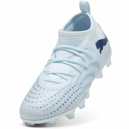 Puma Kids Future 9 Match Firm Ground Football Boots Icy Blue Puma Kids Future 9 Match Firm Ground Football Boots Icy Blue