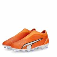 Puma Детски Футболни Бутонки Ultra.3 Firm Ground Football Boots Junior Boys Orange/Blue Детски футболни бутонки