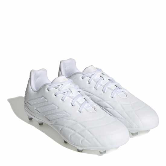 Adidas Copa Pure.3 Junior Firm Ground Football Boots White/White Футболни стоножки