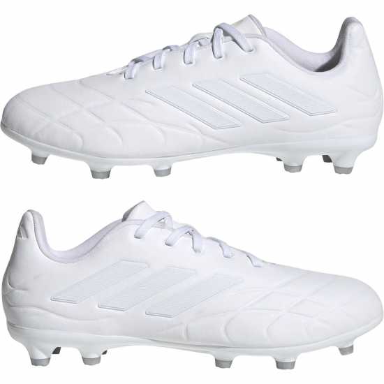 Adidas Copa Pure.3 Junior Firm Ground Football Boots White/White Футболни стоножки