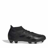 Adidas Детски Футболни Бутонки Predator .1 Firm Ground Football Boots Junior Black/Black Футболни стоножки