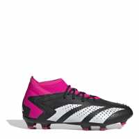 Adidas Predator Accuracy.1 Junior Firm Ground Football Boots Black/White Футболни стоножки