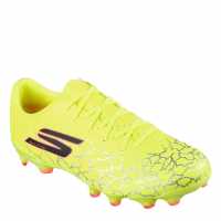 Skechers Skx 01 Academy Firm Ground Football Boots Yellow/Black Детски футболни бутонки
