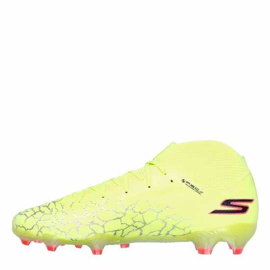 Skechers Skx 01 Elite High Firm Ground Football Boots Yellow/Black Детски футболни бутонки