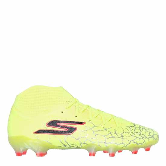 Skechers Skx 01 Elite High Firm Ground Football Boots Yellow/Black Детски футболни бутонки