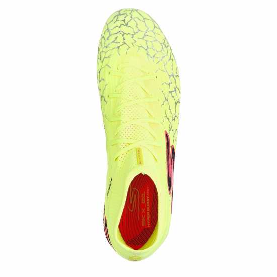 Skechers Skx 01 Elite High Firm Ground Football Boots Yellow/Black Детски футболни бутонки