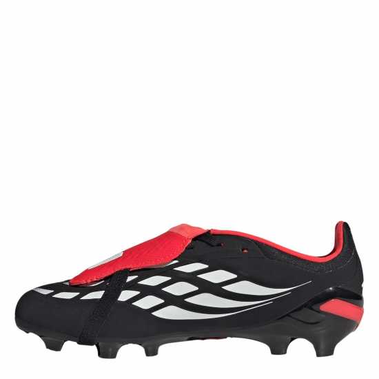 Adidas Детски Футболни Бутонки Predator Elite Fold Over Tongue Firm Ground Football Boots Juniors Black/Red 