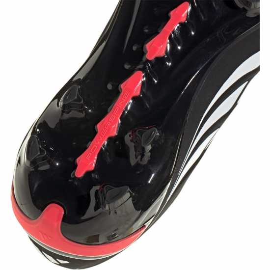 Adidas Детски Футболни Бутонки Predator Elite Fold Over Tongue Firm Ground Football Boots Juniors Black/Red 