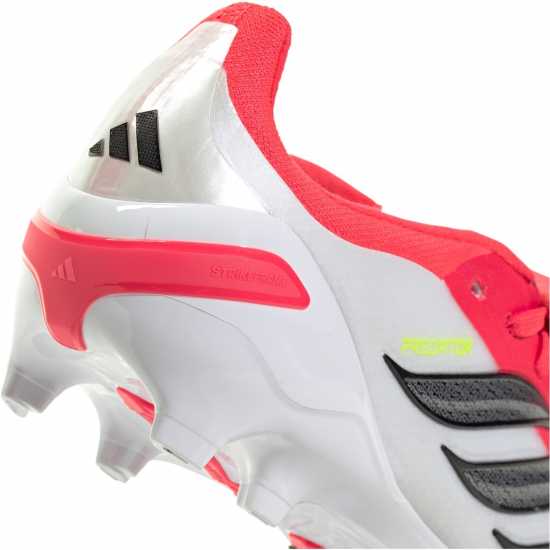 Adidas Детски Футболни Бутонки Predator Elite Fold Over Tongue Firm Ground Football Boots Juniors Red/Blk/White 