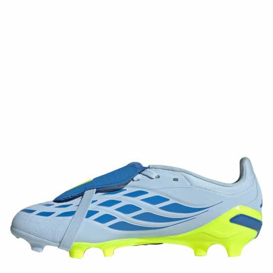 adidas Predator Elite Fold Over Tongue Firm Ground Football Boots Juniors Blue/Yellow adidas Predator Elite Fold Over Tongue Firm Ground Football Boots Juniors Blue/Yellow