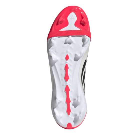 Adidas Детски Футболни Бутонки Predator Fold-Over Tongue Academy Firm Ground Football Boots Juniors Red/Blk/White 