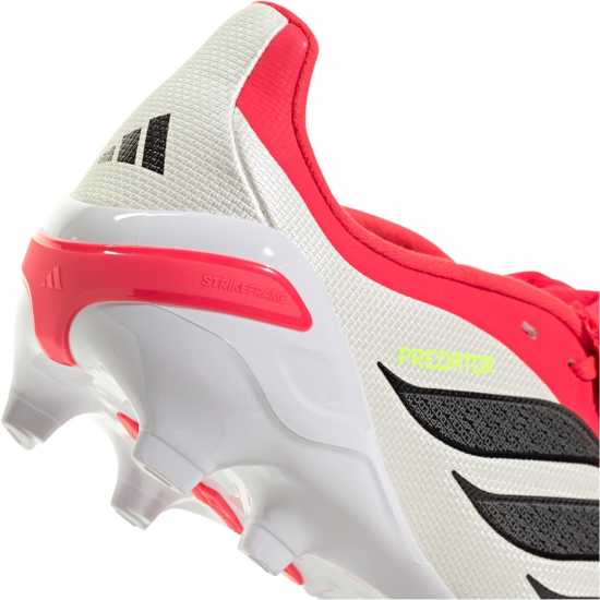 Adidas Детски Футболни Бутонки Predator Fold-Over Tongue Academy Firm Ground Football Boots Juniors Red/Blk/White 