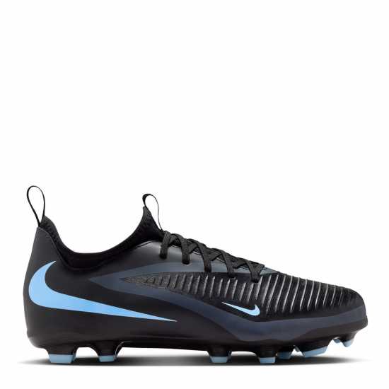 Nike Phantom 6 Academy Low Juniors Firm Ground Football Boots Черно/Черно 