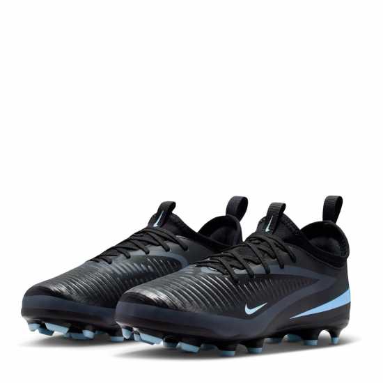 Nike Phantom 6 Academy Low Juniors Firm Ground Football Boots Черно/Черно 