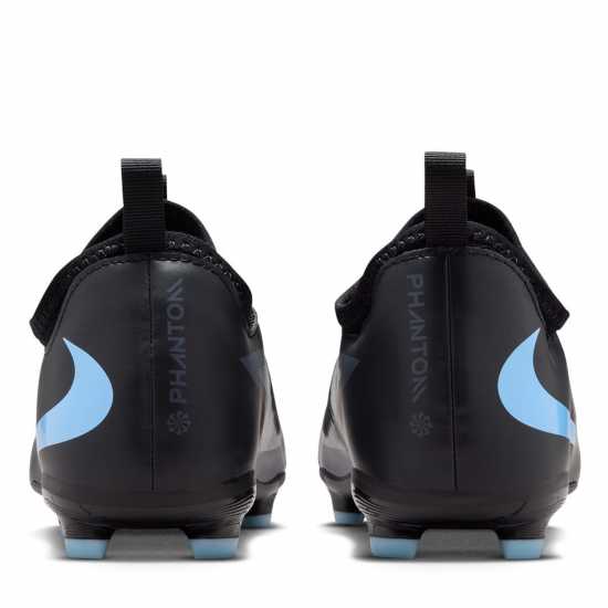 Nike Phantom 6 Academy Low Juniors Firm Ground Football Boots Черно/Черно 