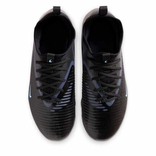 Nike Phantom 6 Academy Low Juniors Firm Ground Football Boots Черно/Черно 