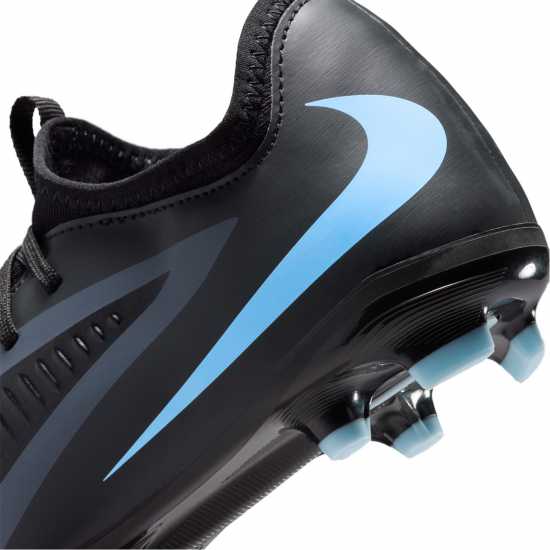Nike Phantom 6 Academy Low Juniors Firm Ground Football Boots Черно/Черно 