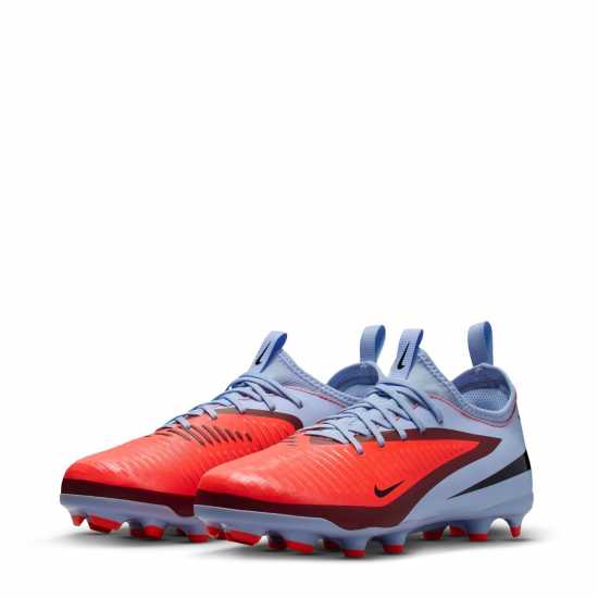 Nike Phantom 6 Academy Low Juniors Firm Ground Football Boots Синьо/Лилаво 
