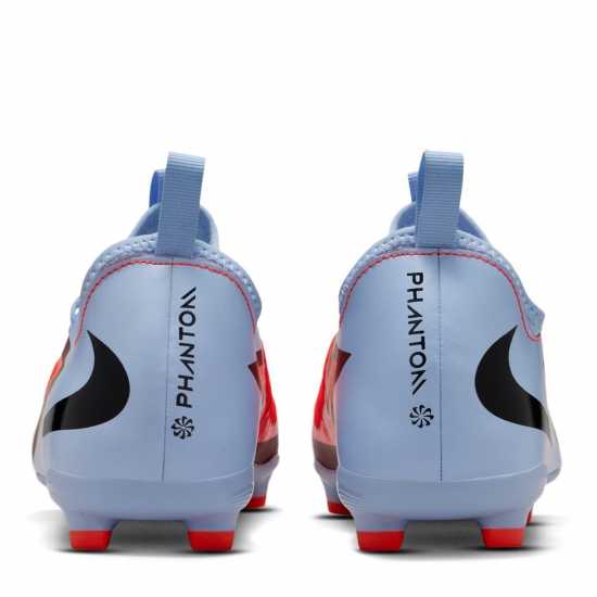 Nike Phantom 6 Academy Low Juniors Firm Ground Football Boots Синьо/Лилаво 