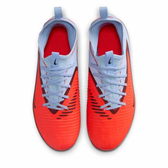 Nike Phantom 6 Academy Low Juniors Firm Ground Football Boots Синьо/Лилаво 