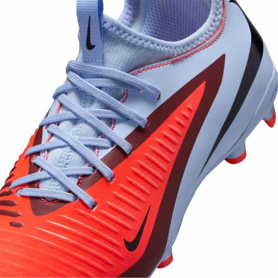 Nike Phantom 6 Academy Low Juniors Firm Ground Football Boots Синьо/Лилаво 