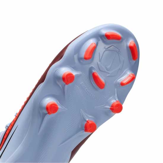 Nike Phantom 6 Academy Low Juniors Firm Ground Football Boots Синьо/Лилаво 