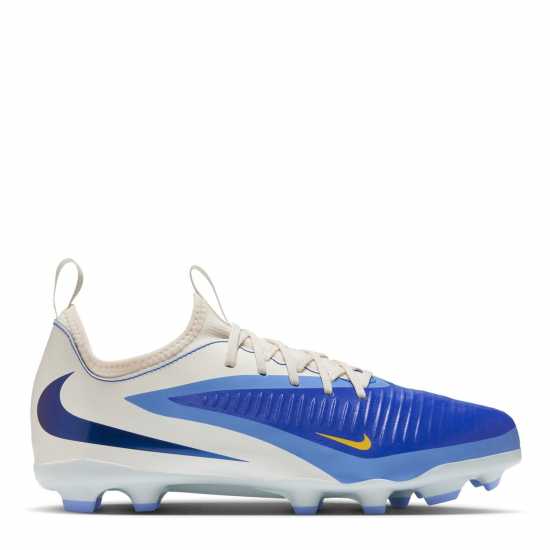 Nike Phantom 6 Academy Low Juniors Firm Ground Football Boots Син/Черен 