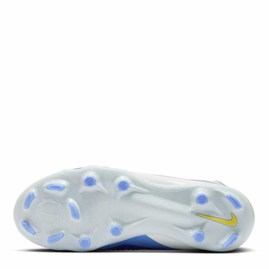 Nike Phantom 6 Academy Low Juniors Firm Ground Football Boots Син/Черен 