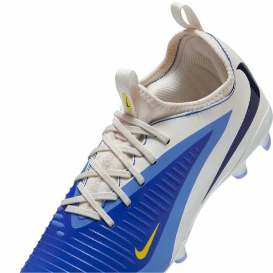 Nike Phantom 6 Academy Low Juniors Firm Ground Football Boots Син/Черен 