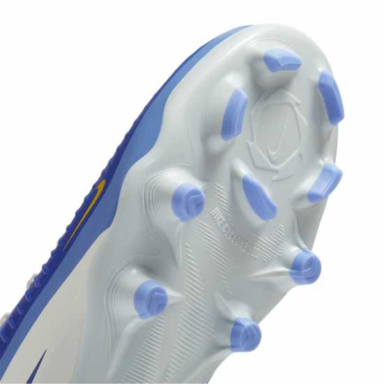 Nike Phantom 6 Academy Low Juniors Firm Ground Football Boots Син/Черен 