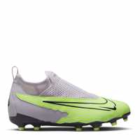 Nike Phantom Academy Gx Junior Firm Ground Football Boots Green/Purple Детски футболни бутонки