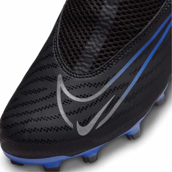 Nike Phantom Academy Gx Junior Firm Ground Football Boots Black/Chrome Детски футболни бутонки
