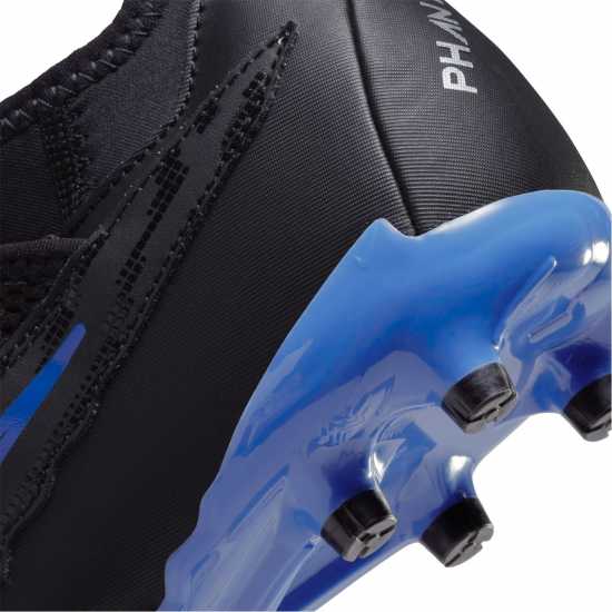 Nike Phantom Academy Gx Junior Firm Ground Football Boots Black/Chrome - Детски футболни бутонки