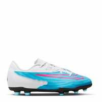 Nike Phantom Club Gx Junior Firm Ground Football Boots Blue/Pink Футболни стоножки