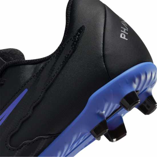 Nike Phantom Club Gx Junior Firm Ground Football Boots Black/Chrome Футболни стоножки