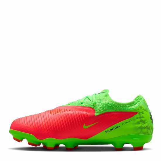 Nike Phantom 6 Pro Juniors Multi Ground Football Boots Pink/Green Strk Nike Phantom 6 Pro Juniors Multi Ground Football Boots