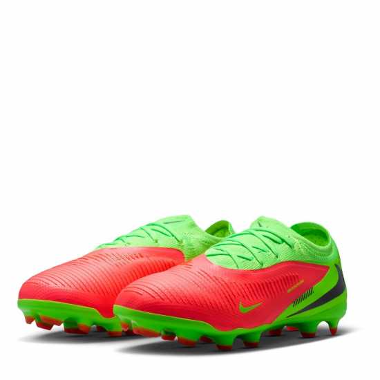 Nike Phantom 6 Pro Juniors Multi Ground Football Boots Pink/Green Strk Nike Phantom 6 Pro Juniors Multi Ground Football Boots