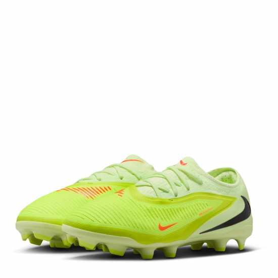 Nike Phantom 6 Pro Juniors Multi Ground Football Boots Волт/Кримсън 