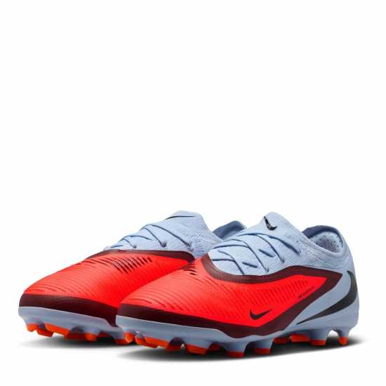 Nike Phantom 6 Pro Juniors Multi Ground Football Boots Синьо/Лилаво 