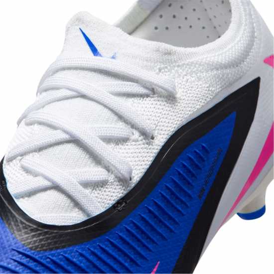 Nike Phantom 6 Pro Juniors Multi Ground Football Boots Blue/Wht/Pink 