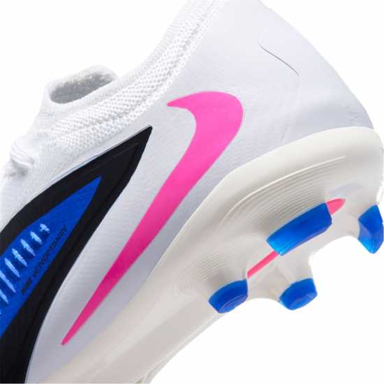 Nike Phantom 6 Pro Juniors Multi Ground Football Boots Blue/Wht/Pink 