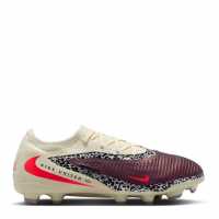 Nike Phantom 6 Pro Juniors Multi Ground Football Boots Burgundy/Print 