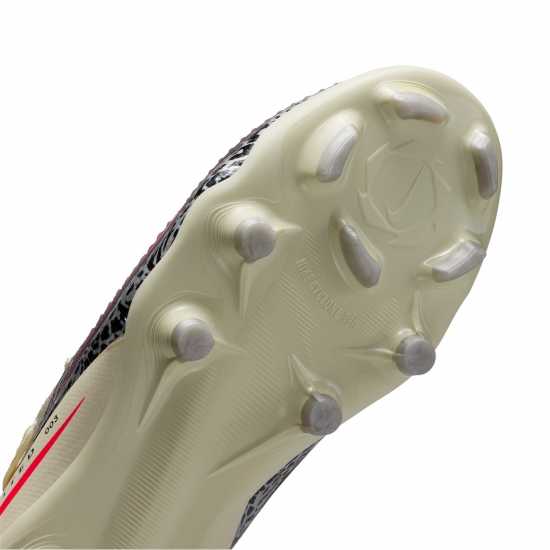 Nike Phantom 6 Pro Juniors Multi Ground Football Boots Burgundy/Print 