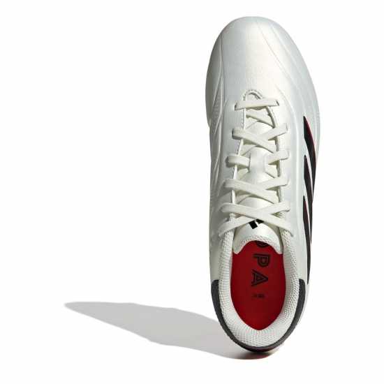 Adidas Copa Pure Ii.3 Firm Ground Boots Junior White/Black/Red Детски футболни бутонки