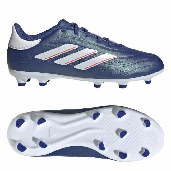 Adidas Copa Pure Ii. League Junior Firm Ground Boots Blue/White Детски футболни бутонки