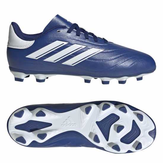 Adidas Copa Pure Ii.4 Junior Firm Ground Football Boots Blue/White Детски футболни бутонки