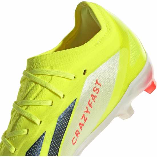 Adidas X Crazyfast Elite Junior Firm Ground Football Boots Yellow/Blk/Wht Детски футболни бутонки