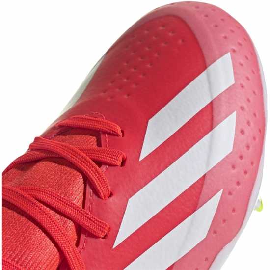 Adidas X Crazyfast League Junior Firm Ground Boots Red/Wht/Yellow Детски футболни бутонки