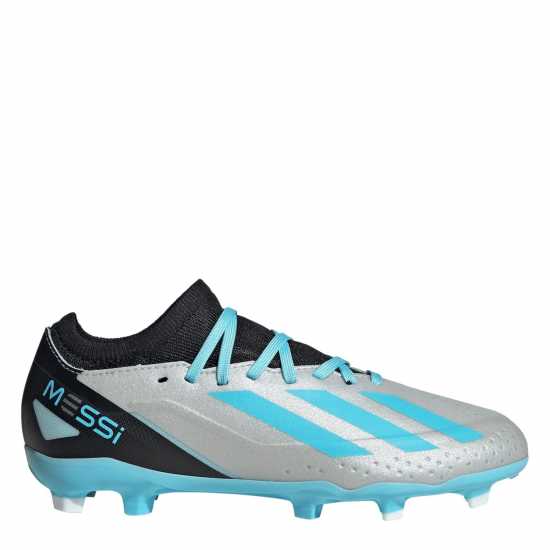 Adidas X Crazyfast League Junior Firm Ground Boots Silver/Blue/Blk Детски футболни бутонки