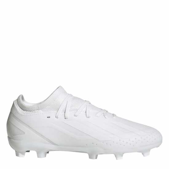 Детски футболни бутонки Adidas X Crazyfast League Junior Firm Ground Boots White/White Adidas X Crazyfast League Junior Firm Ground Boots White/White Детски футболни бутонки